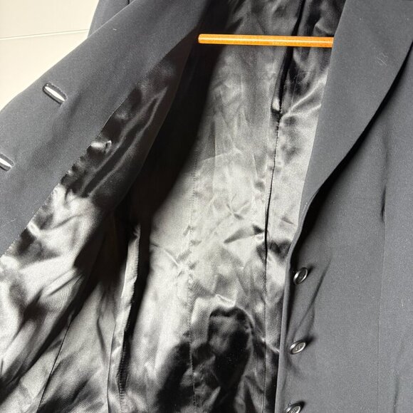 AUSTIN REED Blazer Women Size 8 Black 4-Button Jacket - Picture 7 of 7